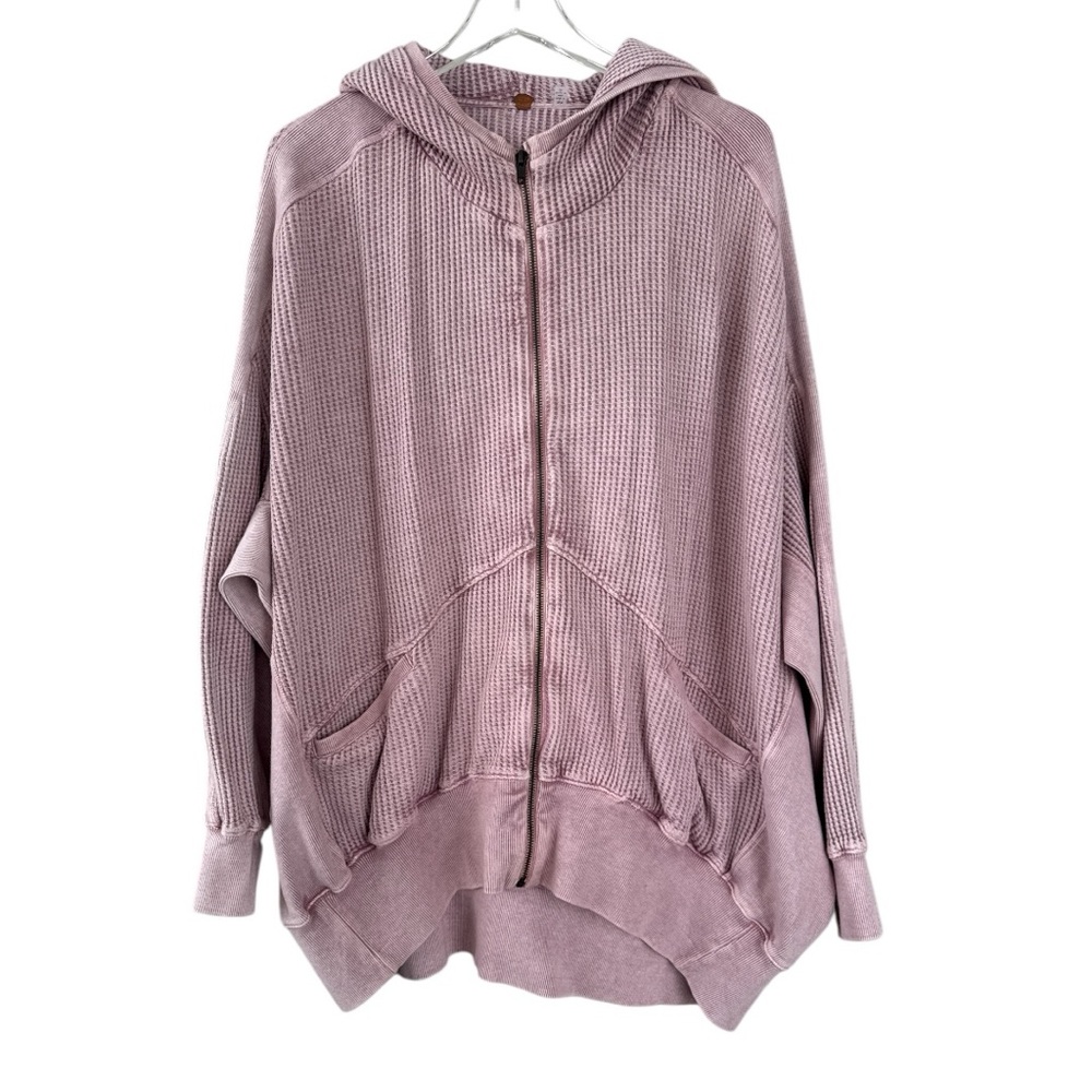 Free People Oversized Ash Hoodie in Lavender Size Medium